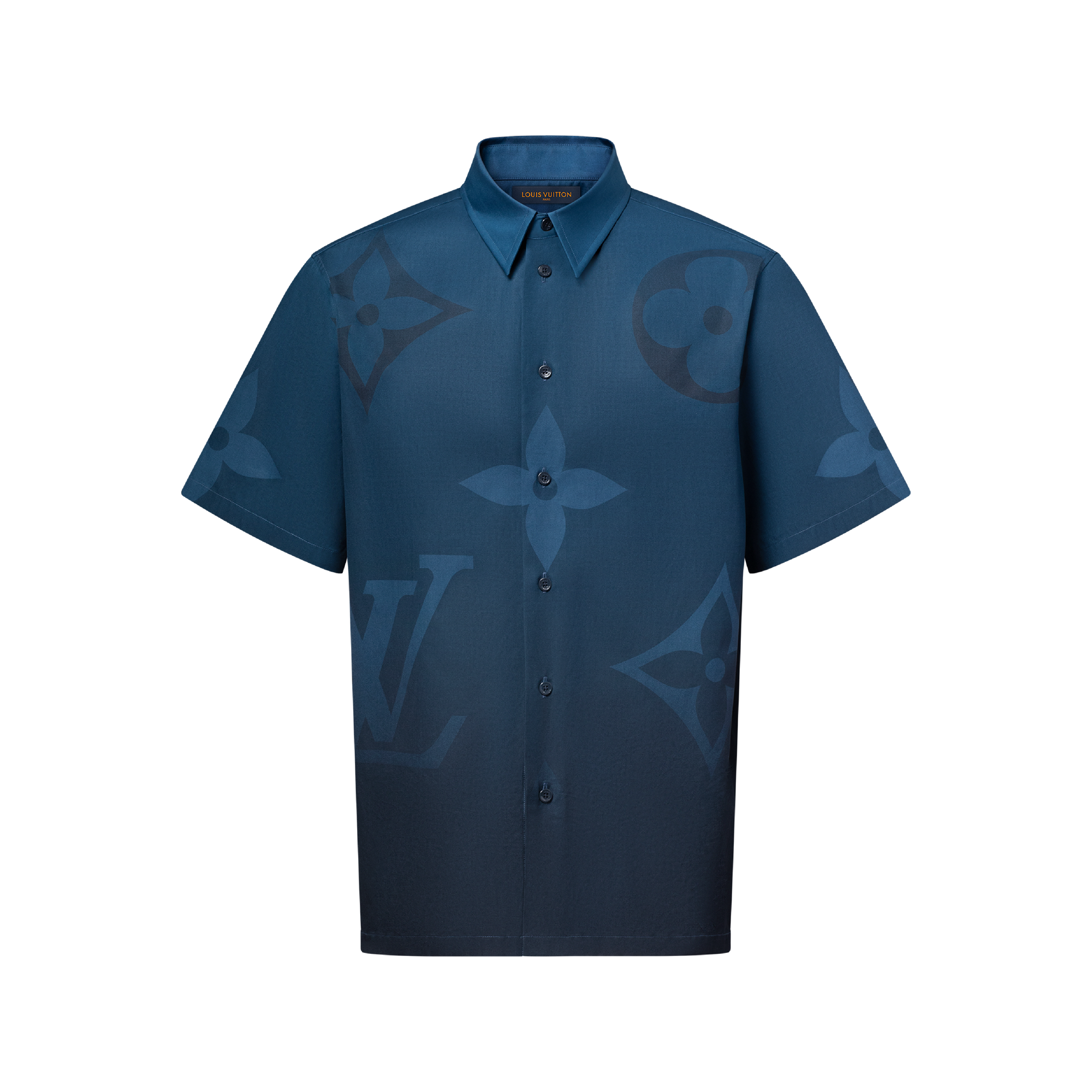 Camisa de Manga Curta com Padronagem Monogram - Ready-to-Wear